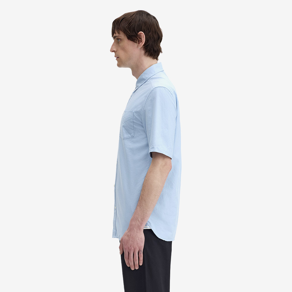 프레드페리 숏 슬리브 옥스포드 셔츠 라이트스모크(Fred Perry S/S Oxford Shirt Light Smoke) - 2