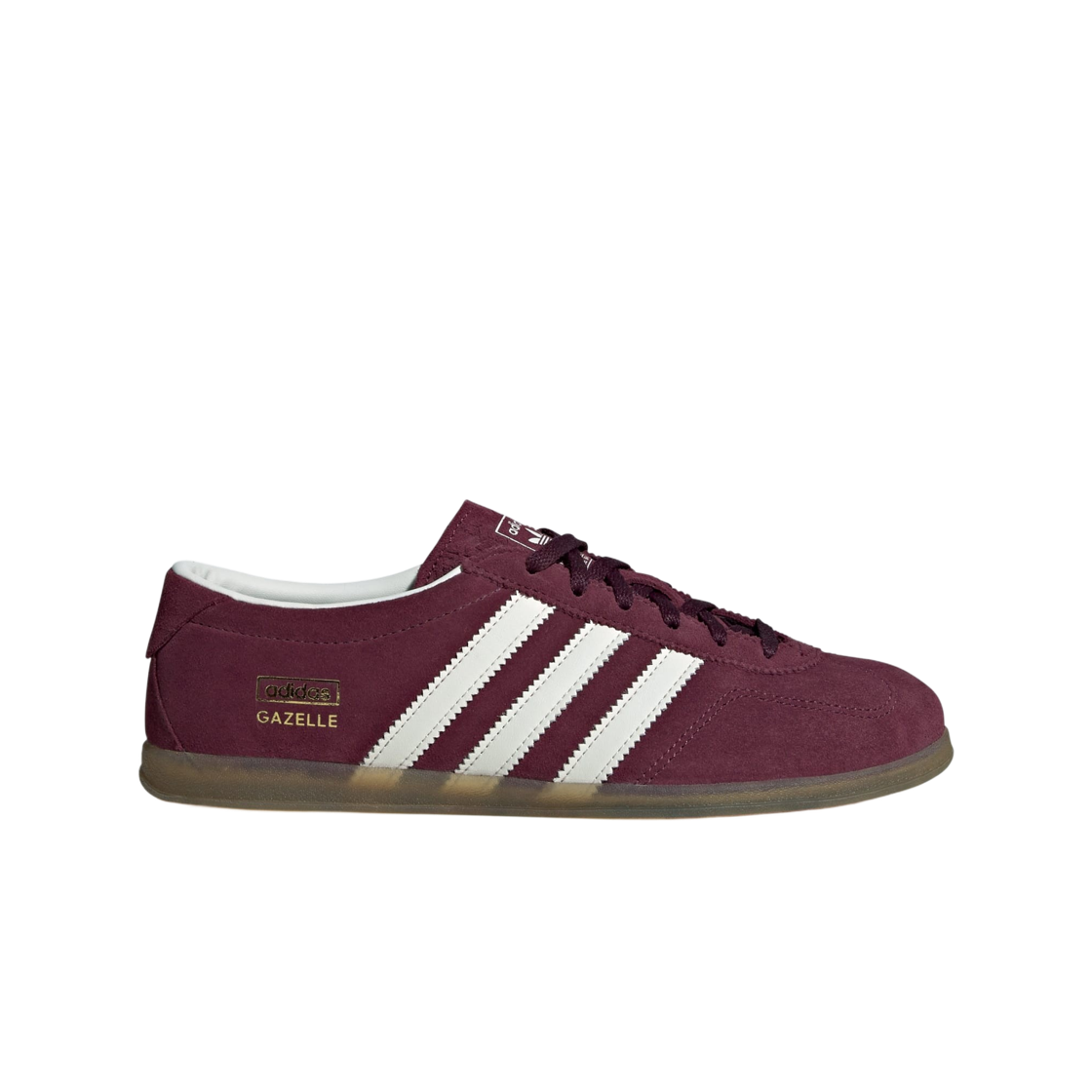 IH6940 (W) Adidas Gazelle Low Pro Maroon Core White