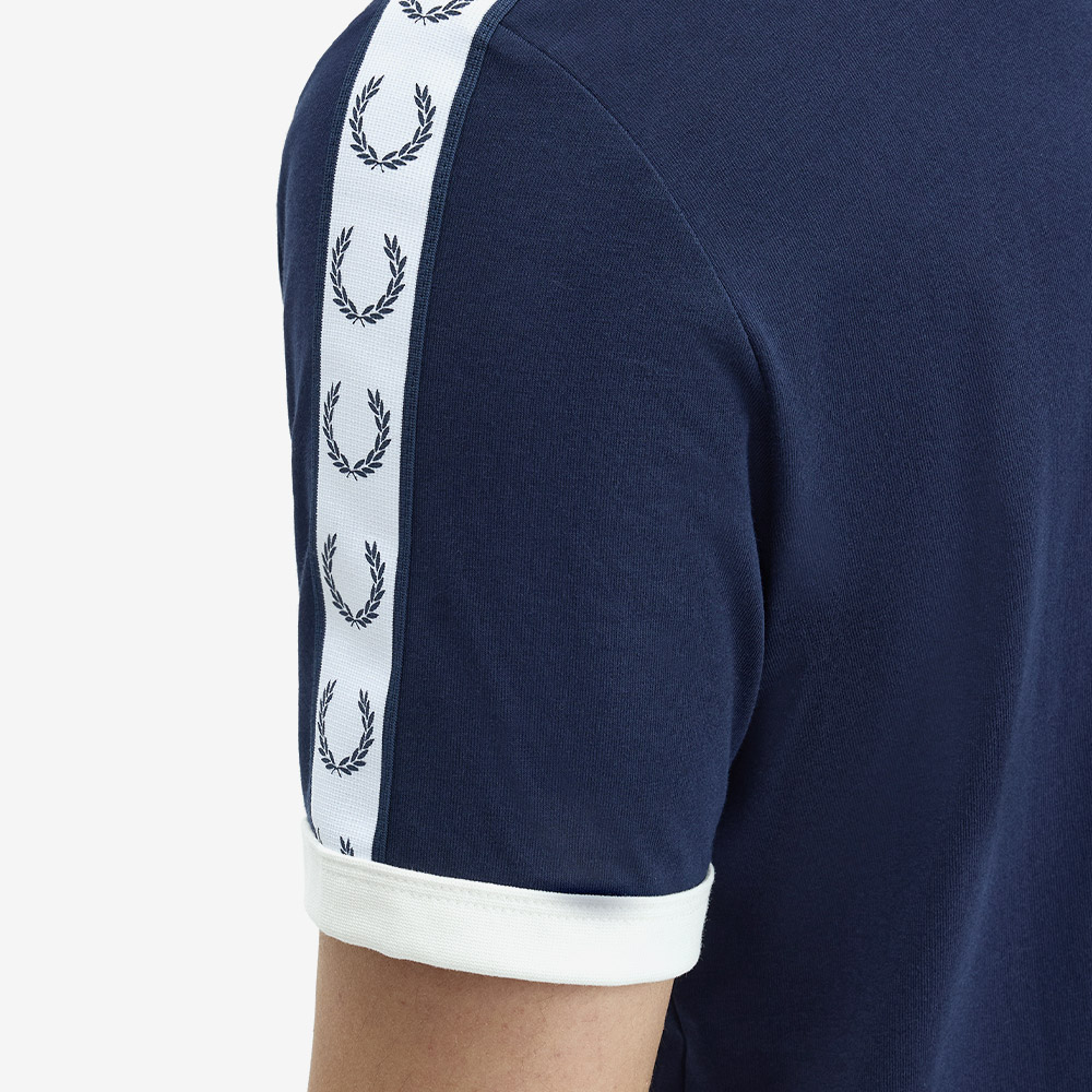 프레드페리 테잎 링어 티셔츠 카본 블루(Fred Perry Taped Ringer T-Shirt CARBON Blue) - 3