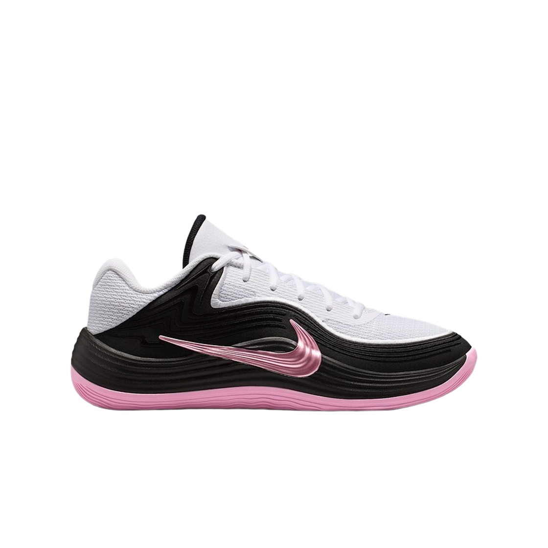 IH1104-102 Nike Precision 8 Low White Pink Rise