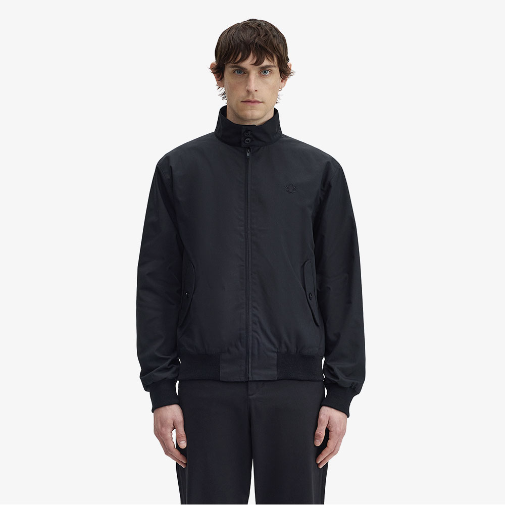 프레드페리 메이드 인 잉글랜드 해링턴 재킷 블랙(Fred Perry M.I.E Harrington Jacket Black) - 2