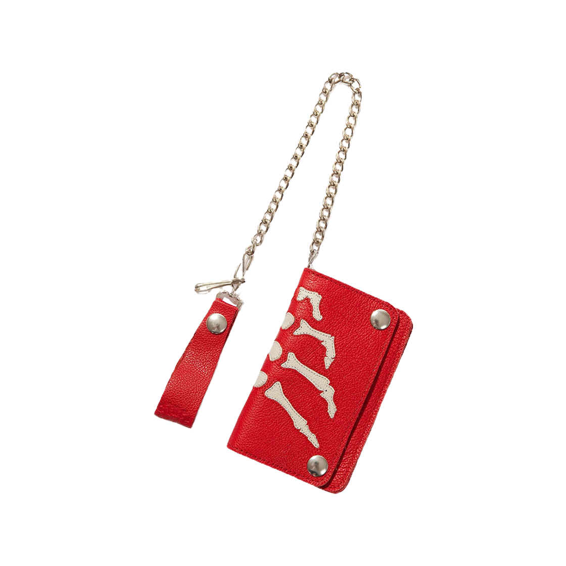 벤슨 레더 본 월렛 레드&화이트(Vanson Leathers Bone Wallet Red&white)