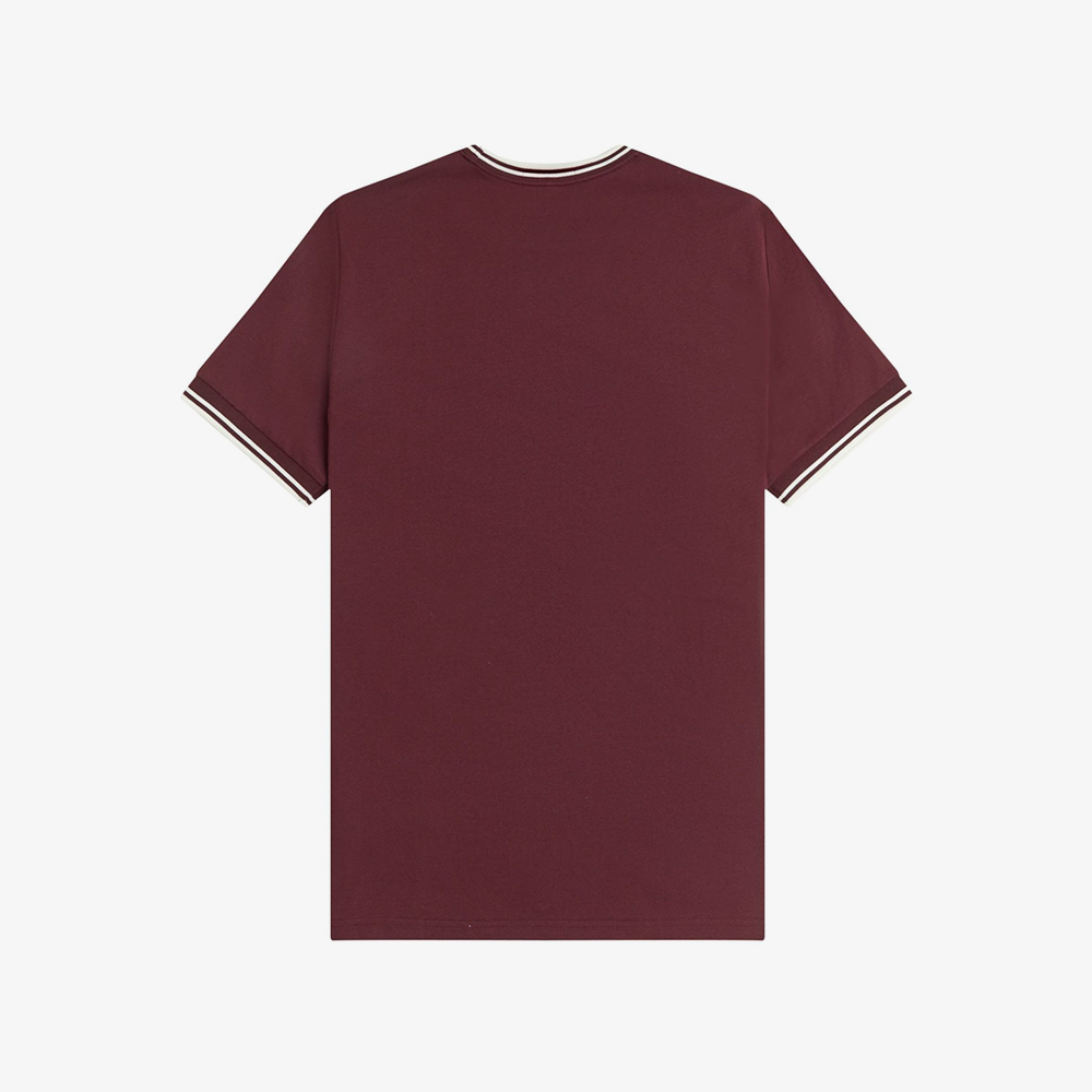 프레드페리 트윈 팁 티셔츠 옥스블러드/에크루(Fred Perry Twin Tipped T-Shirt Oxblood/Ecru) - 6
