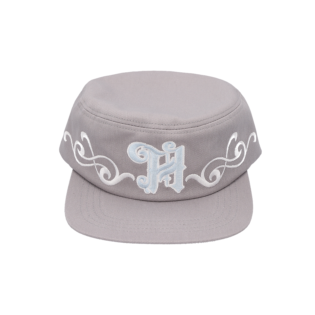 혼쿄 솔저 걸 필박스 캡 솔리드 그레이(Honkyo Soldier Girl Pillbox Cap Solid Grey) - 2