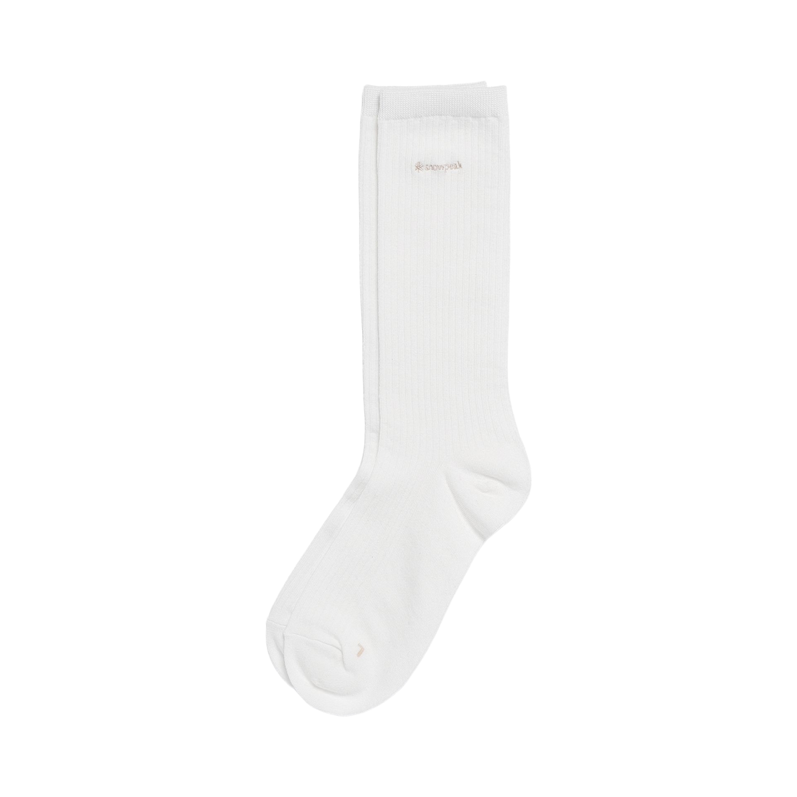(W) 스노우 피크 로즈 크루 삭스 오프 화이트((W) Snow Peak Rose Crew Socks Off White)