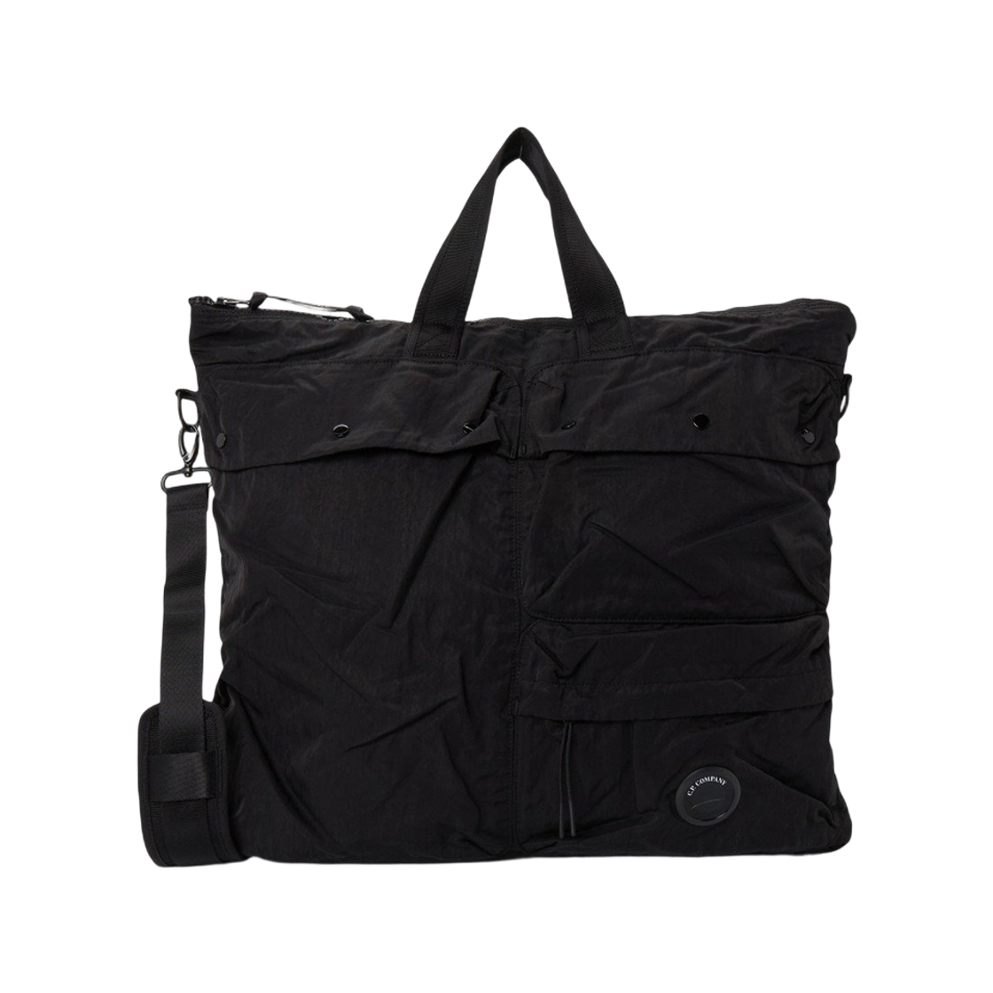 C.P. 컴퍼니 나일론 토트백 블랙 - 26FW(C.P. Company Nylon Tote Bag Black - 26FW)