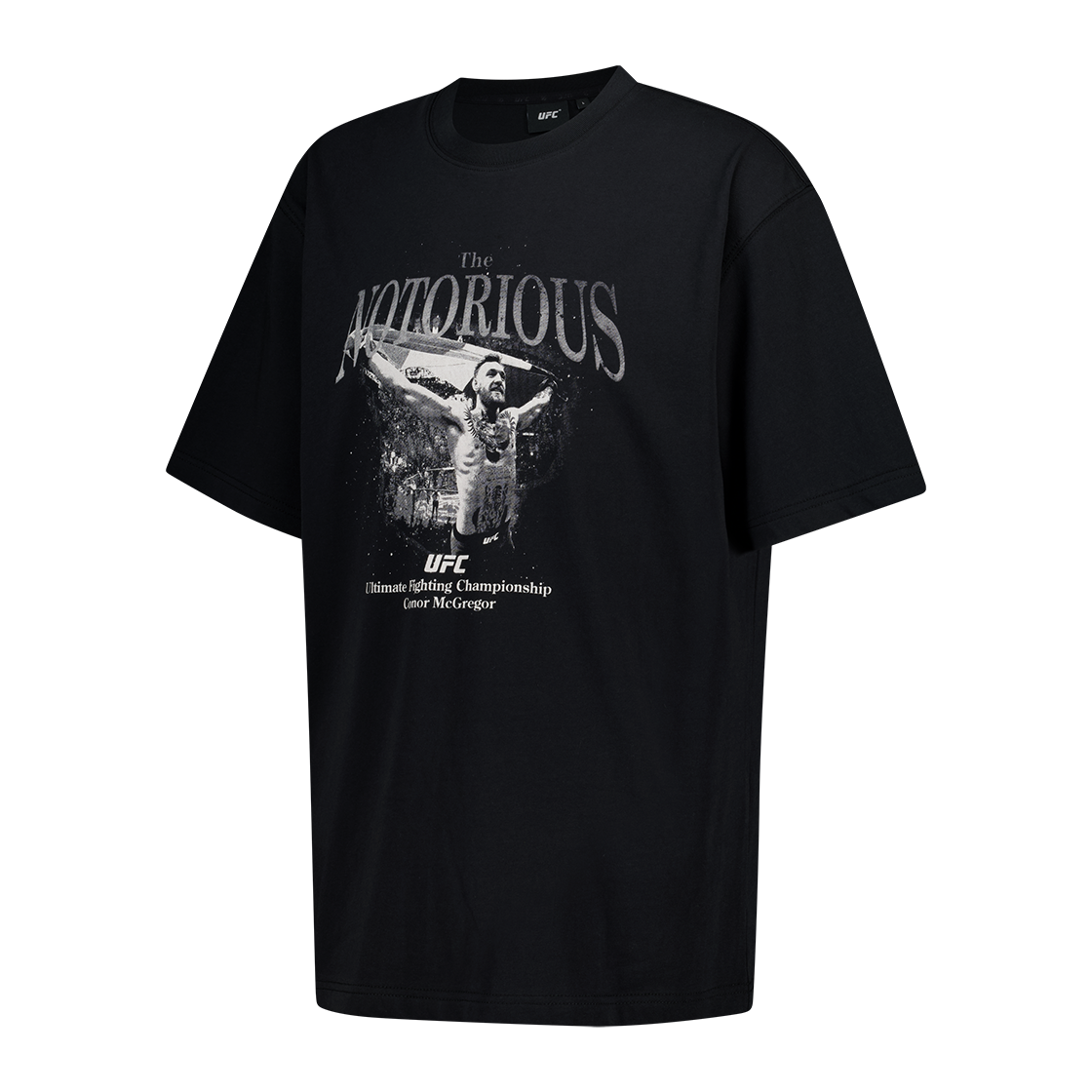 유에프씨 스포츠 노토리어스 릴렉스핏 반팔 티셔츠 VER2 블랙(UFC SPORT Notorious Relaxed Fit Short Sleeve Black) - 2