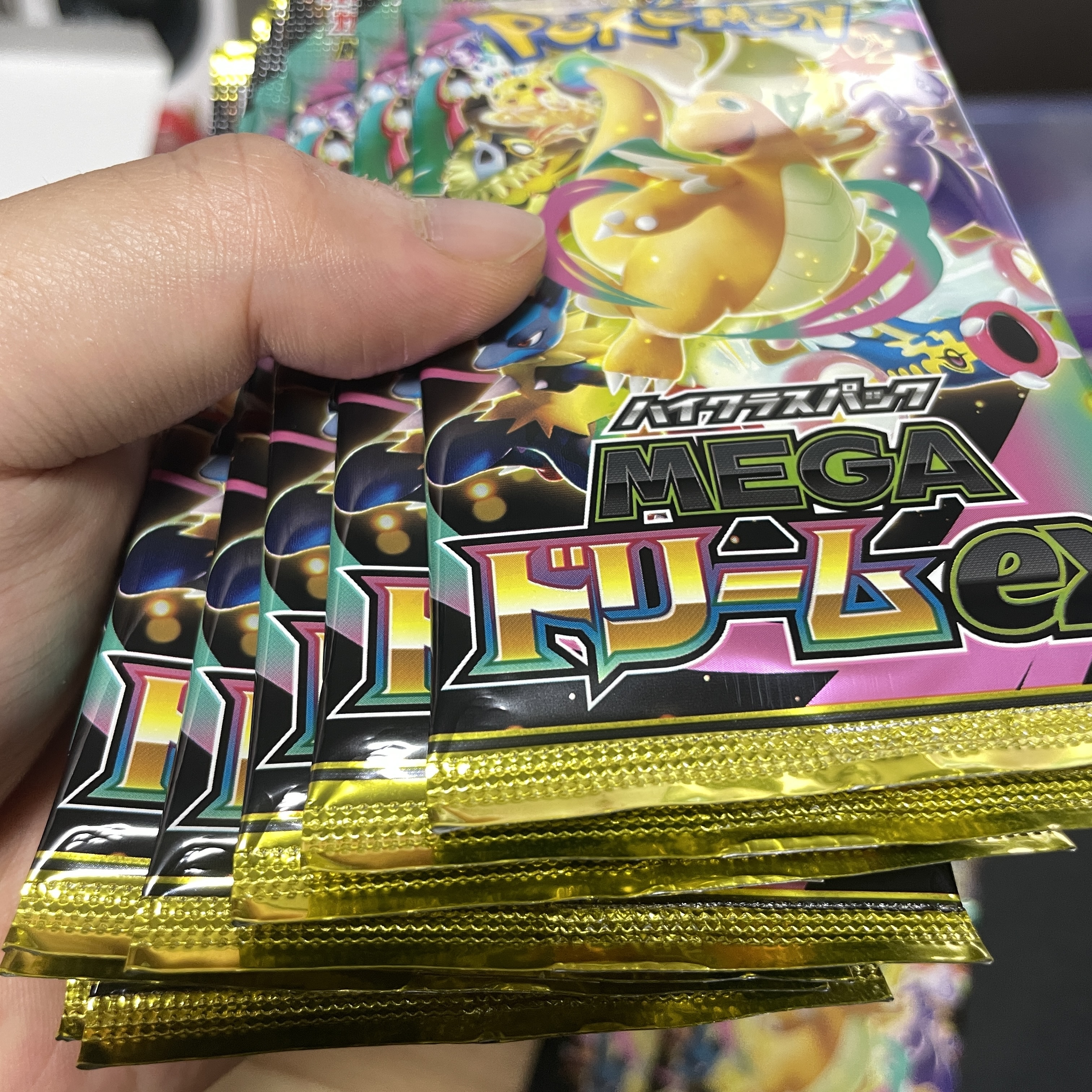 Pokemon TCG MEGA High Class Pack MEGA Dream ex 8 Box (Japanese Ver.), Pokemon TCG Mega High Class Pack MEGA Dream ex Box (Pack of 10/Japanese Ver.) 착용 스타일 - 1