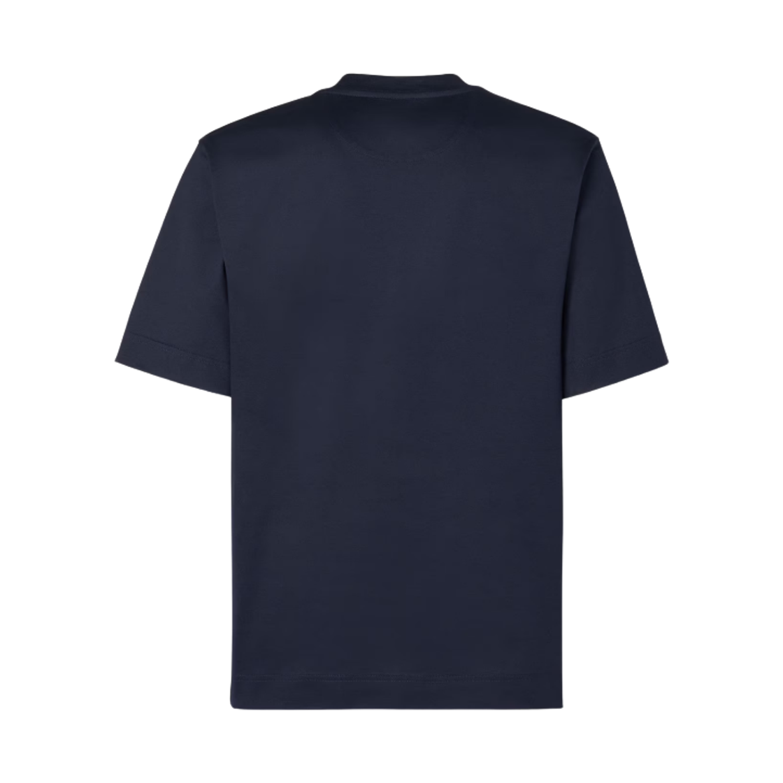 펜디 코튼 티셔츠 네이비 블루(Fendi Cotton T-Shirt Navy Blue) - 2