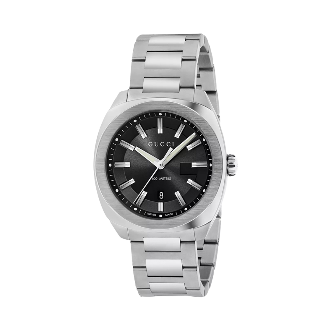 YA142301 [25% 쿠폰] Gucci GG2570 Quartz 46mm Stainless Steel Black