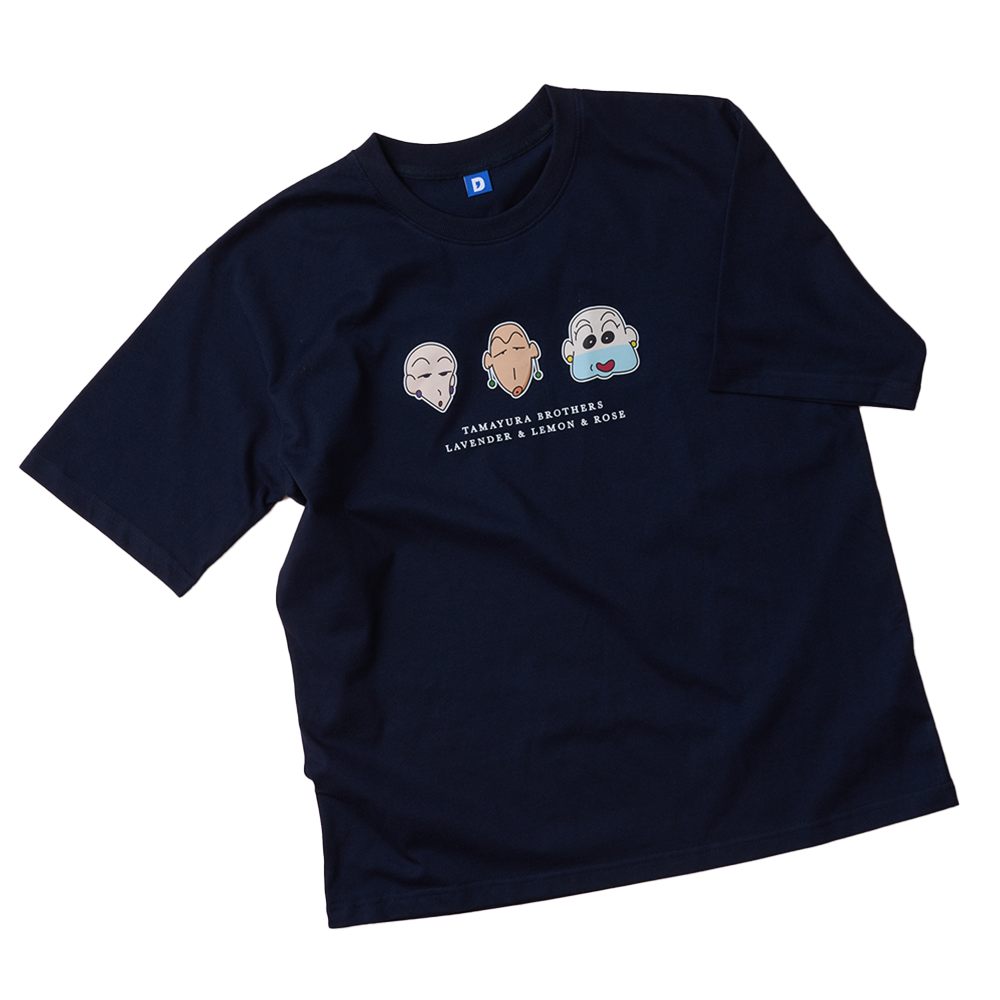 댄꼼마 X 짱구 구슬족 삼총사 반팔 티셔츠(DANCOMMA x Crayon Shin-chan Marble Tribe Trio Short Sleeve T-Shirt) - 2