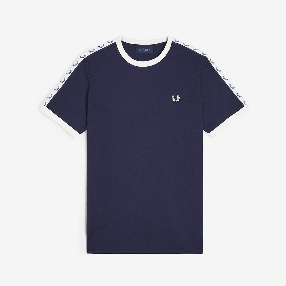 프레드페리 테잎 링어 티셔츠 카본 블루(Fred Perry Taped Ringer T-Shirt CARBON Blue) - 5