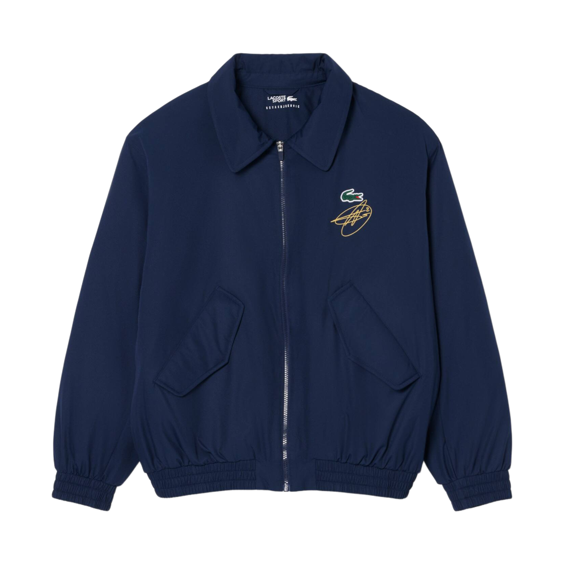 라코스테 테니스 x 노박 죠코비치 자켓 네이비 블루(Lacoste Tennis x Novak Djokovic Jacket Navy Blue)