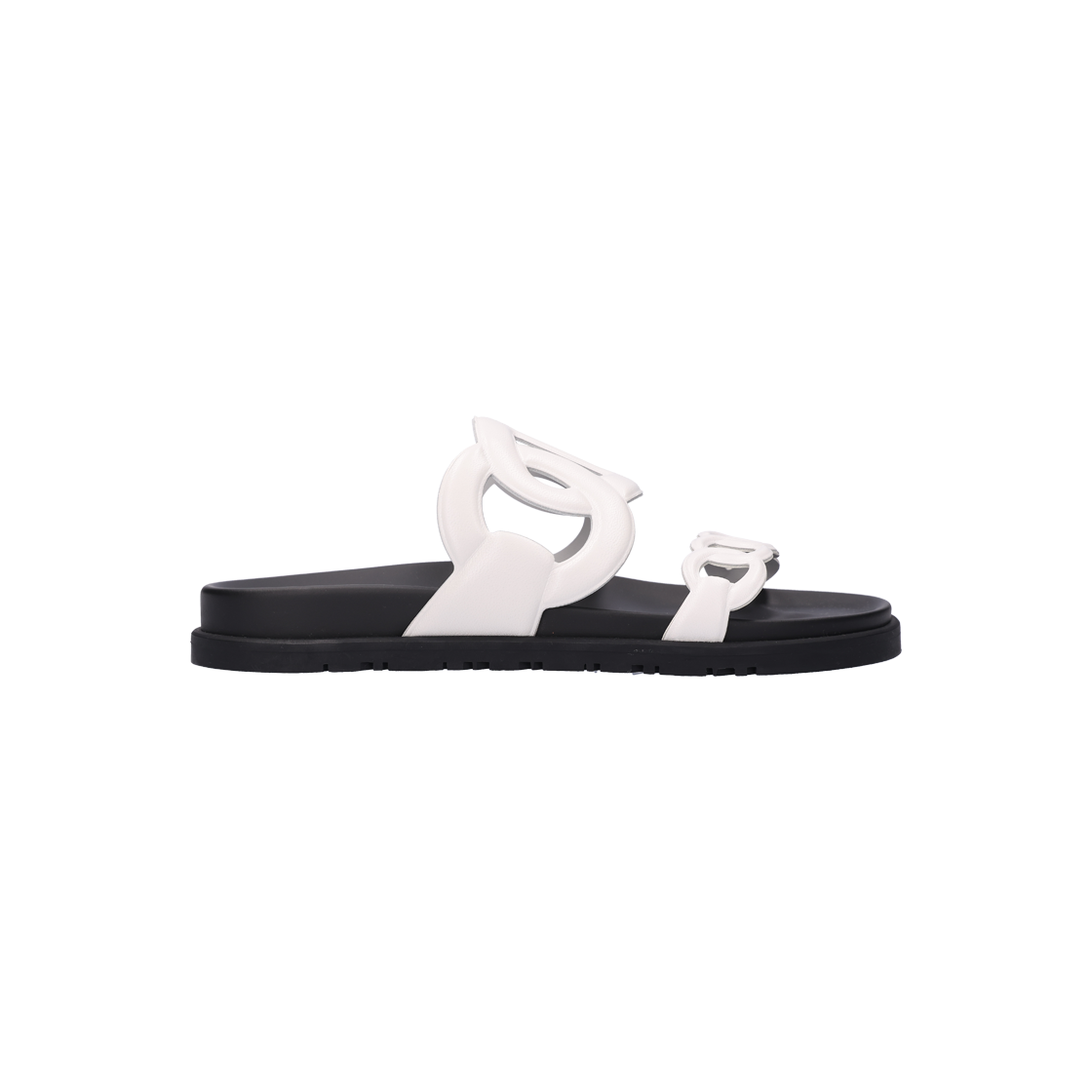 IT3QG6NWJRTT Hermes H222302Z Extra Sandals Napa White