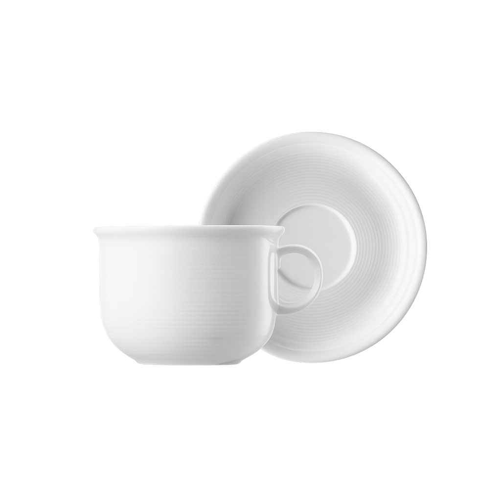 토마스 트랜드 카푸치노 컵 세트 1인조 (화이트)(Thomas Trend Cappuccino Cup Set for One (White))