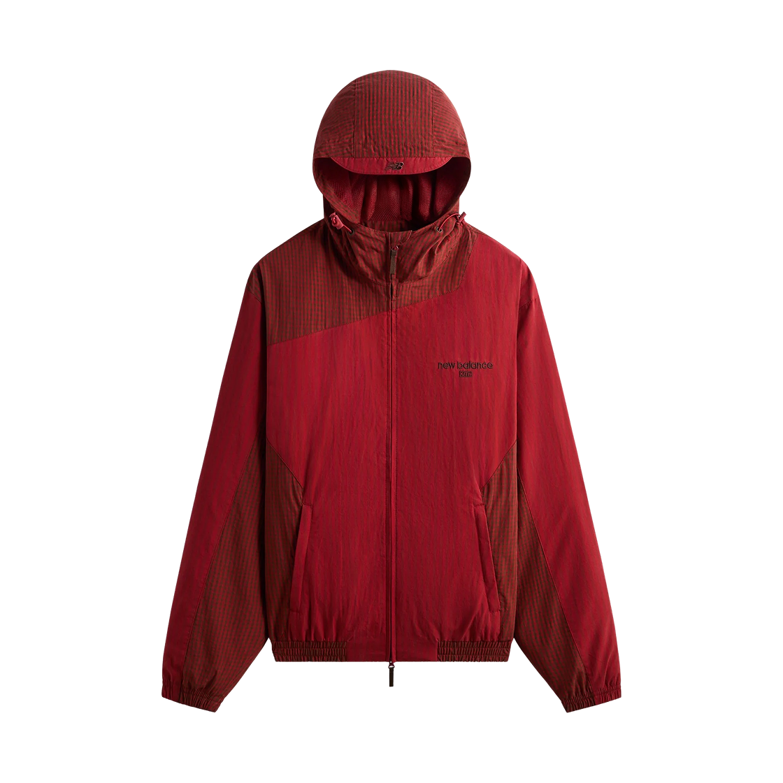 키스 x 뉴발란스 포플린 믹스 매디슨 V 자켓 바이킹 레드(Kith x New Balance Poplin Mix Madison V Jacket Biking Red)