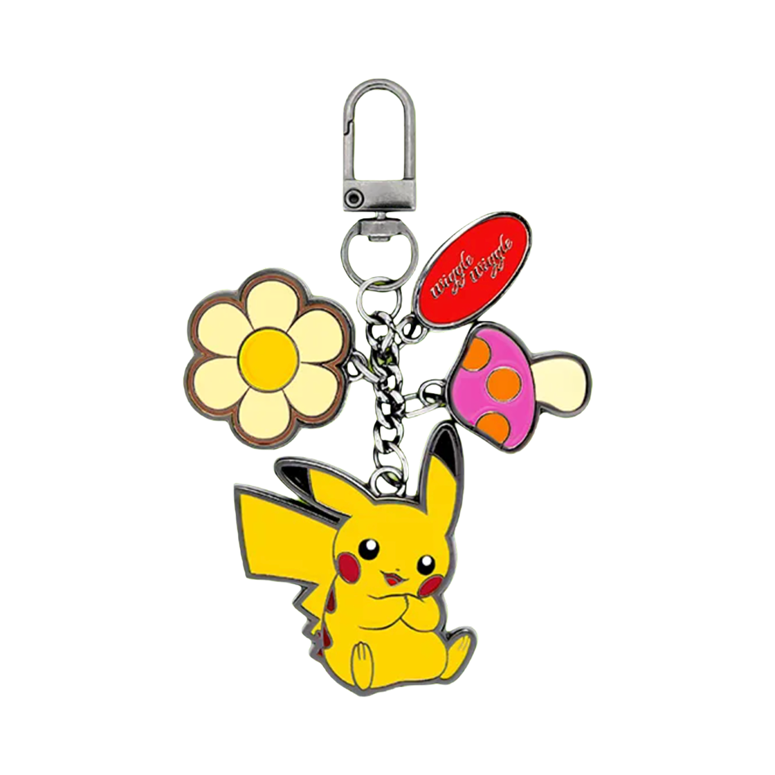 - Pokemon x Wiggle Wiggle Metal Charm Keyring Pikachu