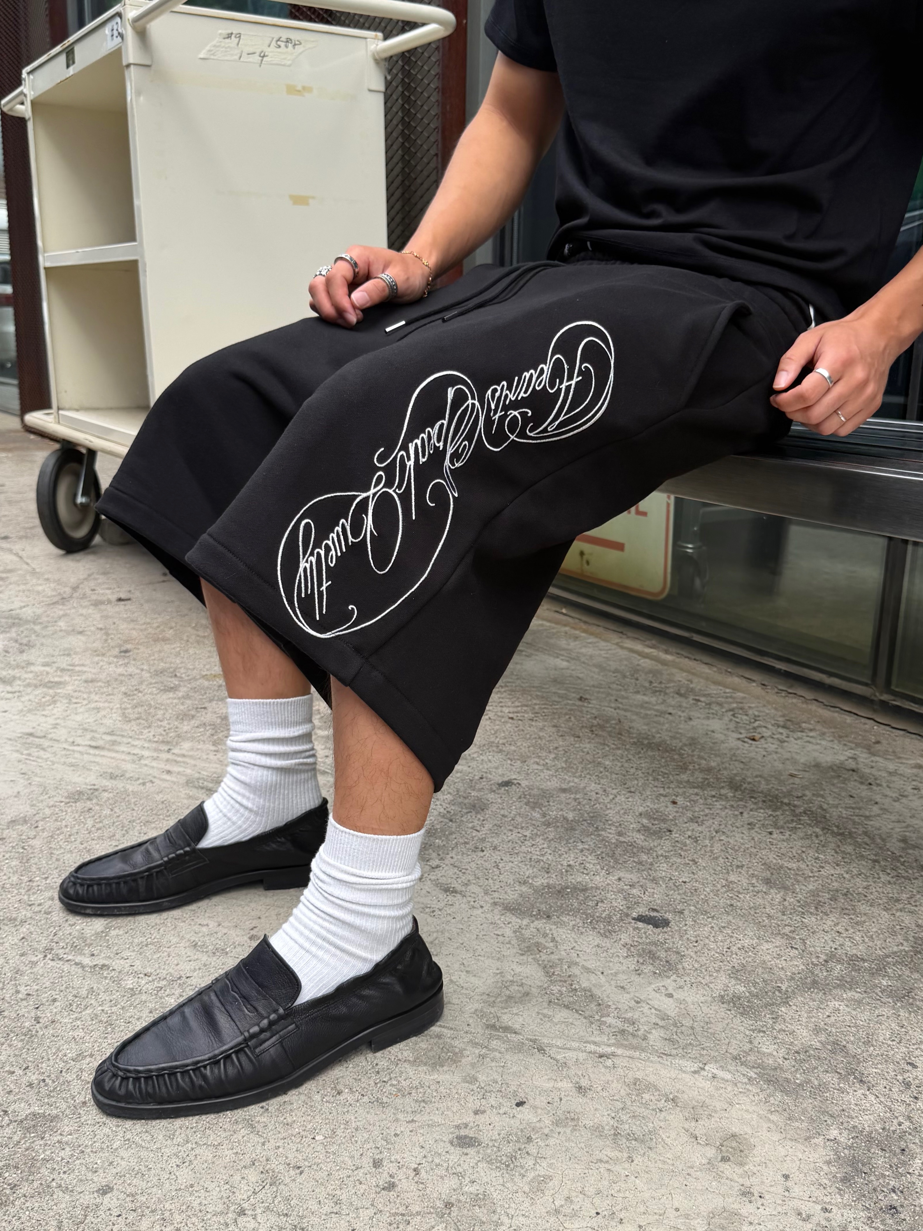 Supreme x Hanes Spider-Man Boxer Briefs Black (2 Pack) - 26SS, Chrome Hearts Double Floral Cross Ring Silver 착용 스타일 - 4