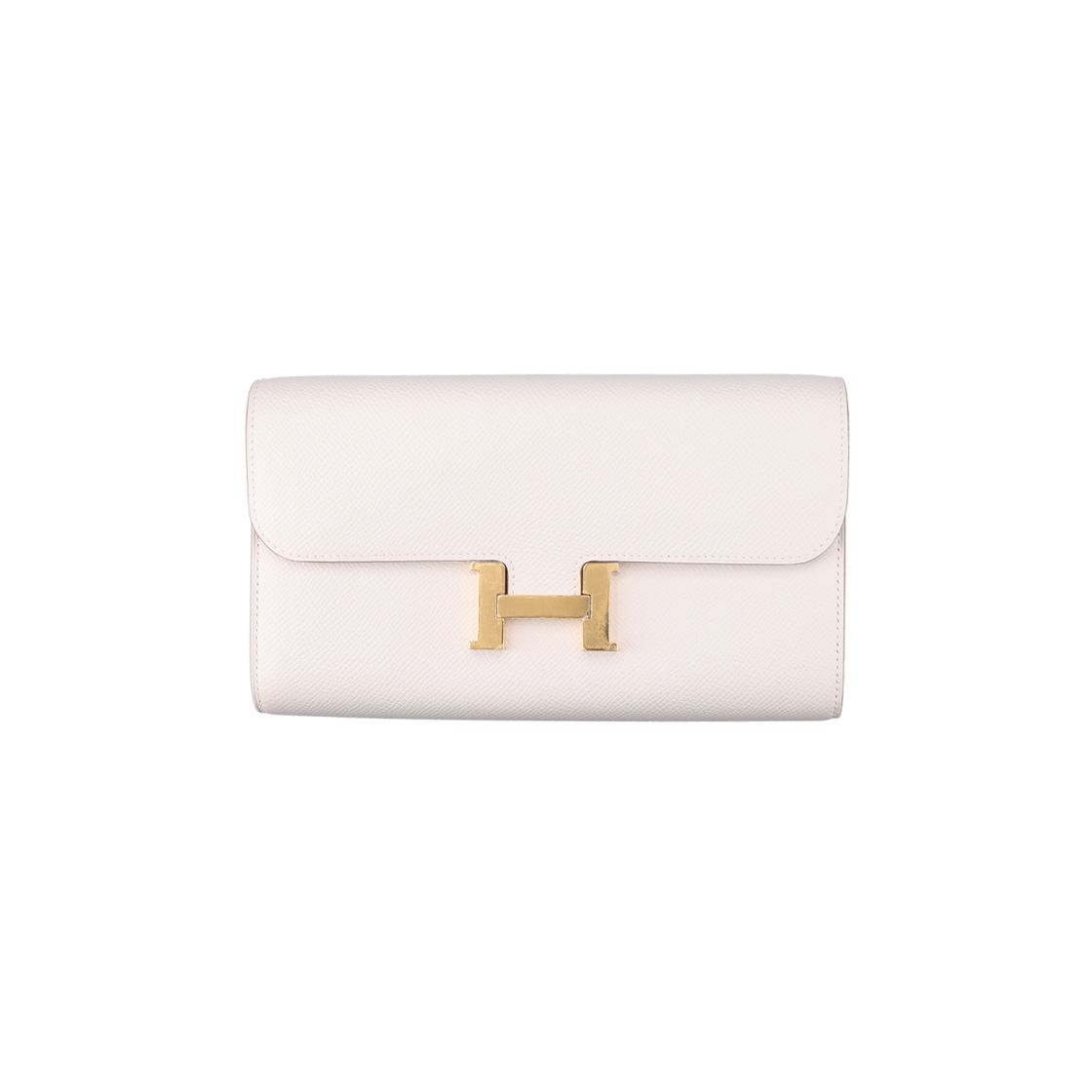 ITLQTI2V6BUJ Hermes Constance Long To Go Wallet in Epsom Leather, Grigio, Gold B Stamp