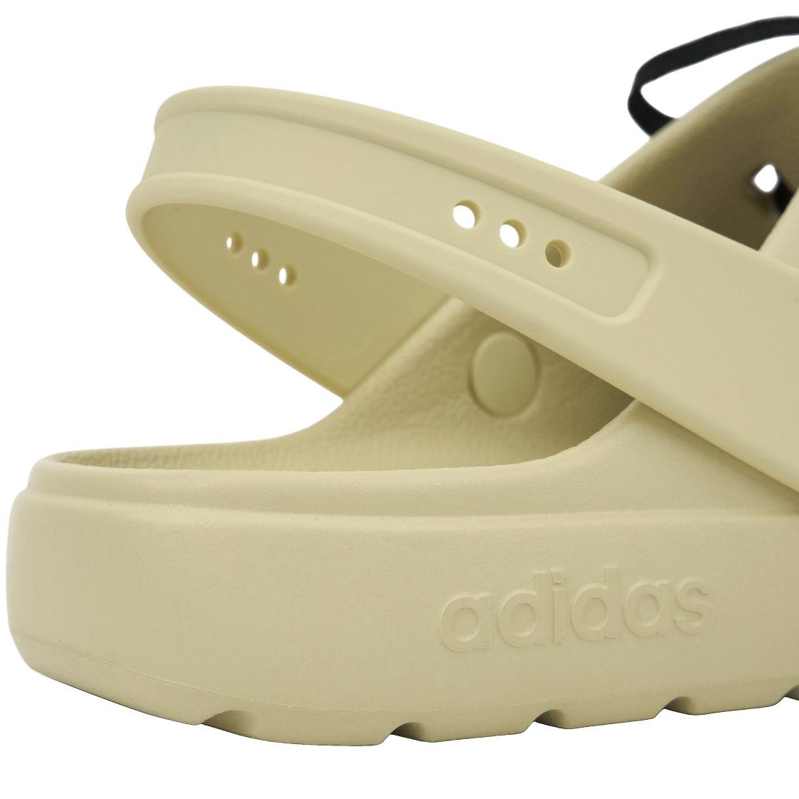 아디다스 아딜렛 클로그 2.0 웜 바닐라 코어 블랙(Adidas Adilette Clog 2.0 Warm Vanilla Core Black) - 8