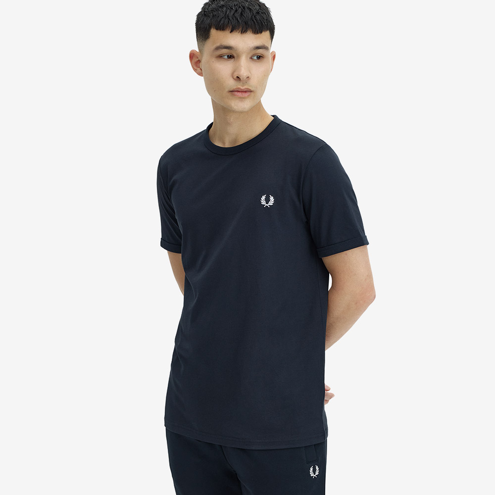 프레드페리 링어 티셔츠 네이비(Fred Perry Ringer T-Shirt Navy) - 3