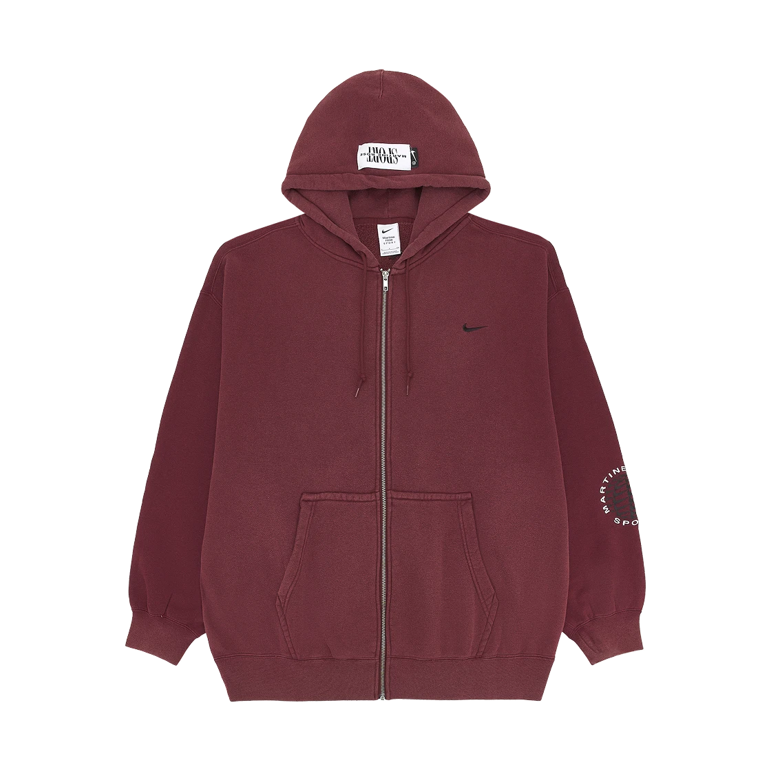 Nike Nike x Martine Rose Full-Zip Hoodie Team Crimson (HM9029-613) · M