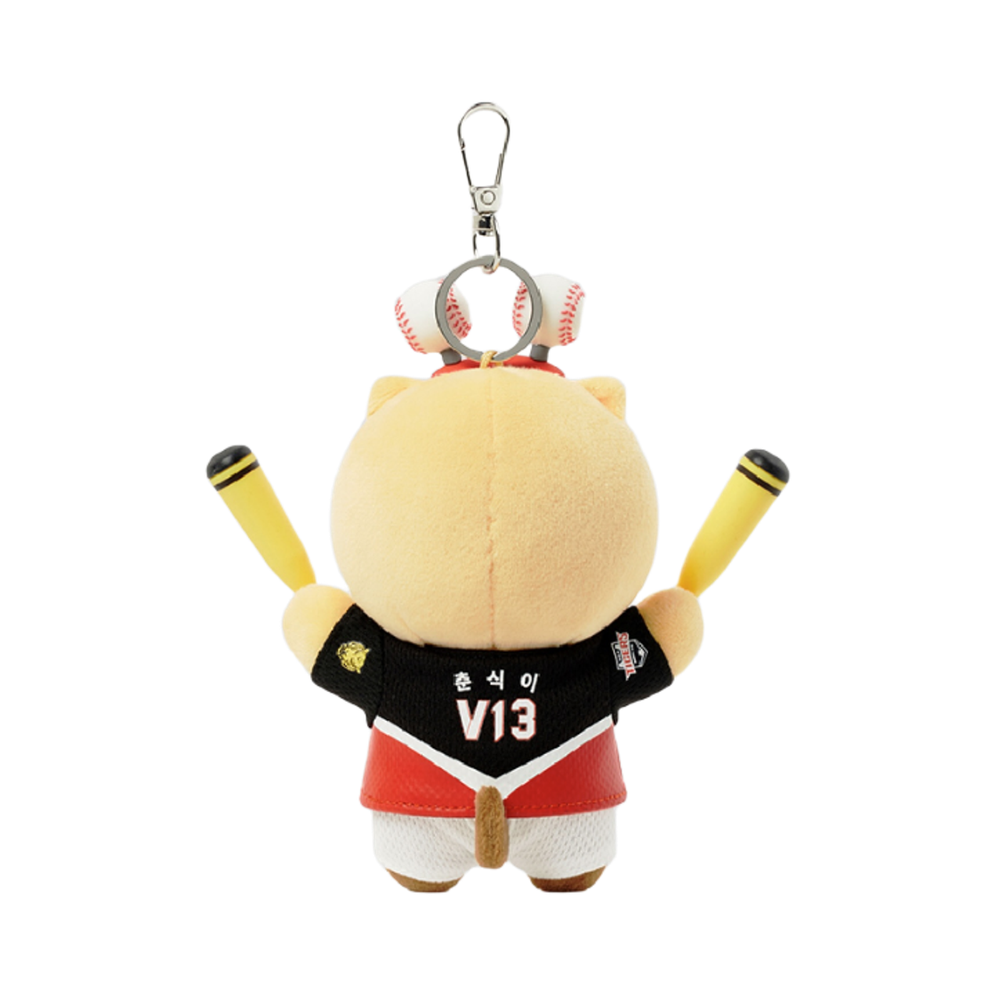 기아 타이거즈 x 카카오 프렌즈 승리요정 키링 인형 V13 춘식이 멀티(Kia Tigers x Kakao Friends Victory Fairy Keyring Doll V13 Choonsik Multi) - 2