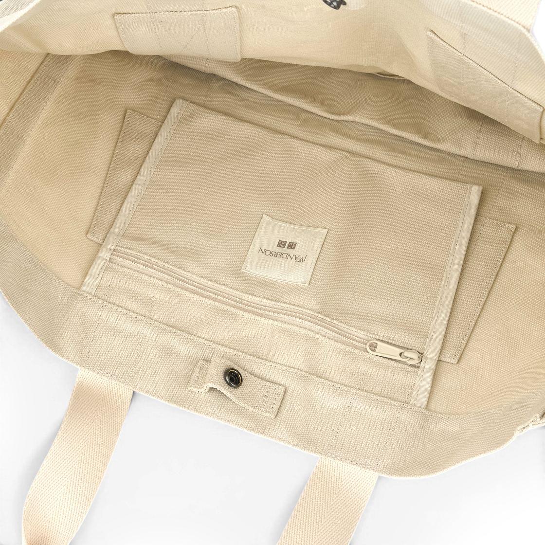 유니클로 x JW 앤더슨 캔버스 토트백 내츄럴(Uniqlo x JW Anderson Canvas Tote Bag Natural) - 4