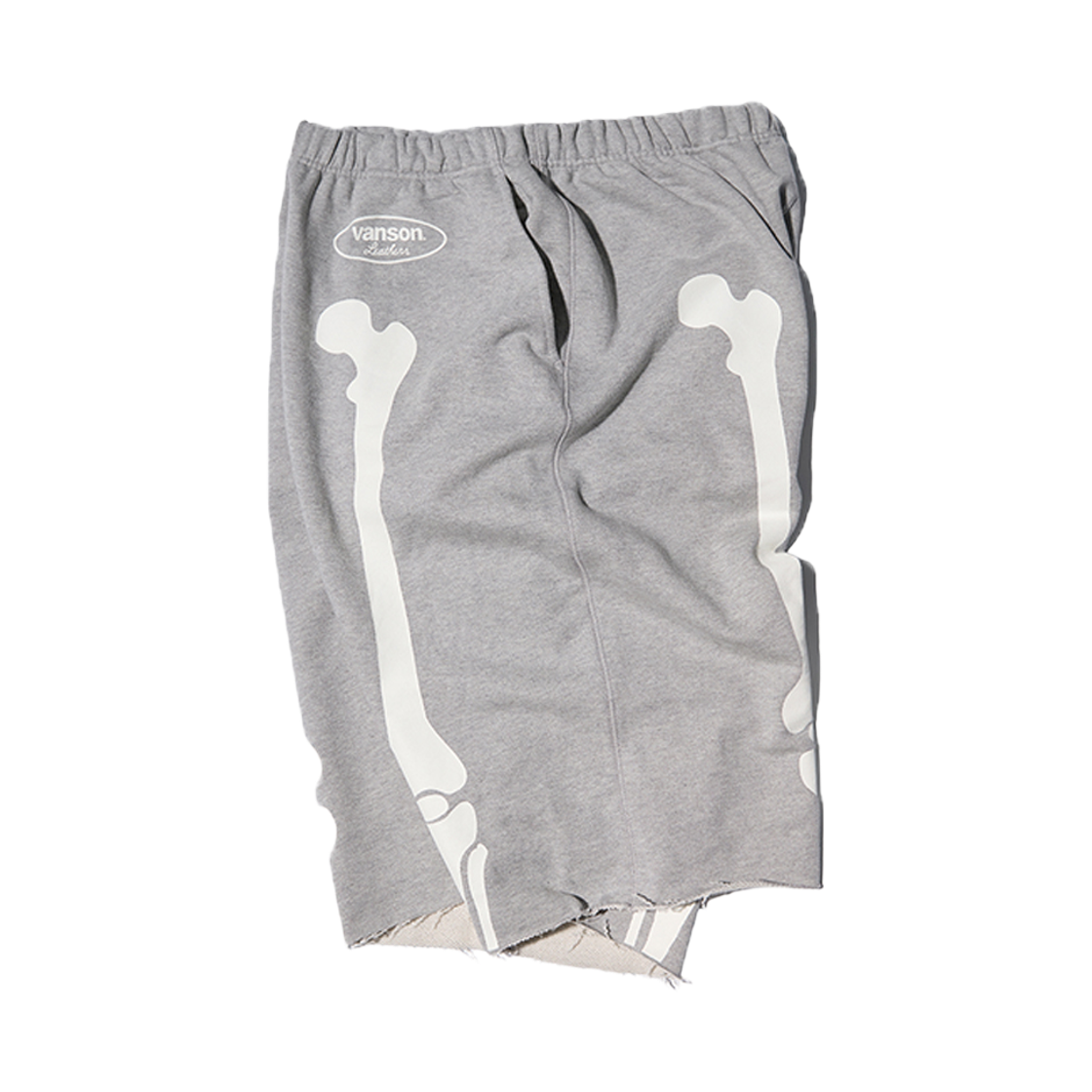 벤슨 레더 오리지널 본 스웻 쇼츠 팬츠 그레이(Vanson Leathers Original Bone Sweat Short Pants Grey) - 3