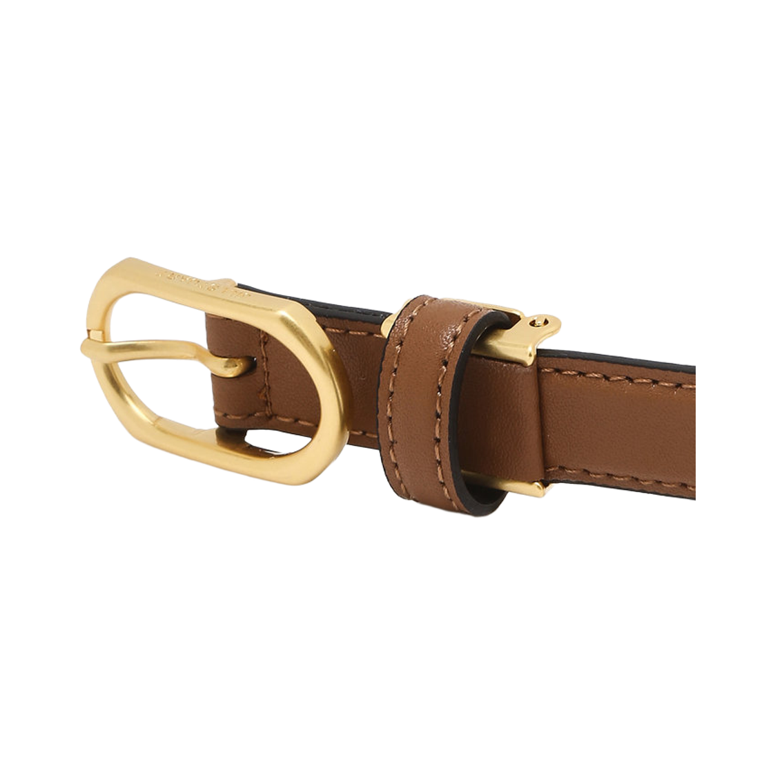 질스튜어트 맨 액세사리 15mm 브라운 소가죽 슬림 여성벨트 JUBE6F181W2(Jillstuart Men's Acc 15mm Brown Slim Genuine Leather Women's Belt) - 2