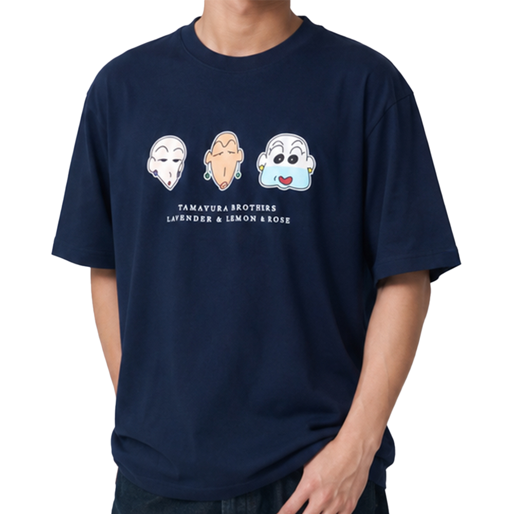 댄꼼마 X 짱구 구슬족 삼총사 반팔 티셔츠(DANCOMMA x Crayon Shin-chan Marble Tribe Trio Short Sleeve T-Shirt) - 5