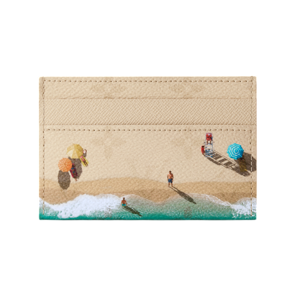 M2A350 Louis Vuitton Double Card Holder Beach Sand