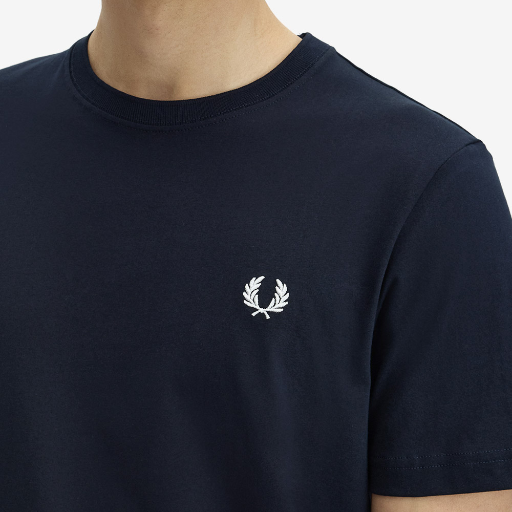 프레드페리 크루넥 티셔츠 네이비(Fred Perry Crew Neck T-Shirt Navy) - 4