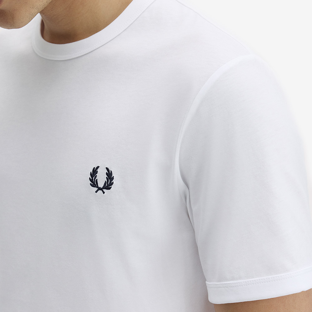프레드페리 링어 티셔츠 화이트(Fred Perry Ringer T-Shirt White) - 4