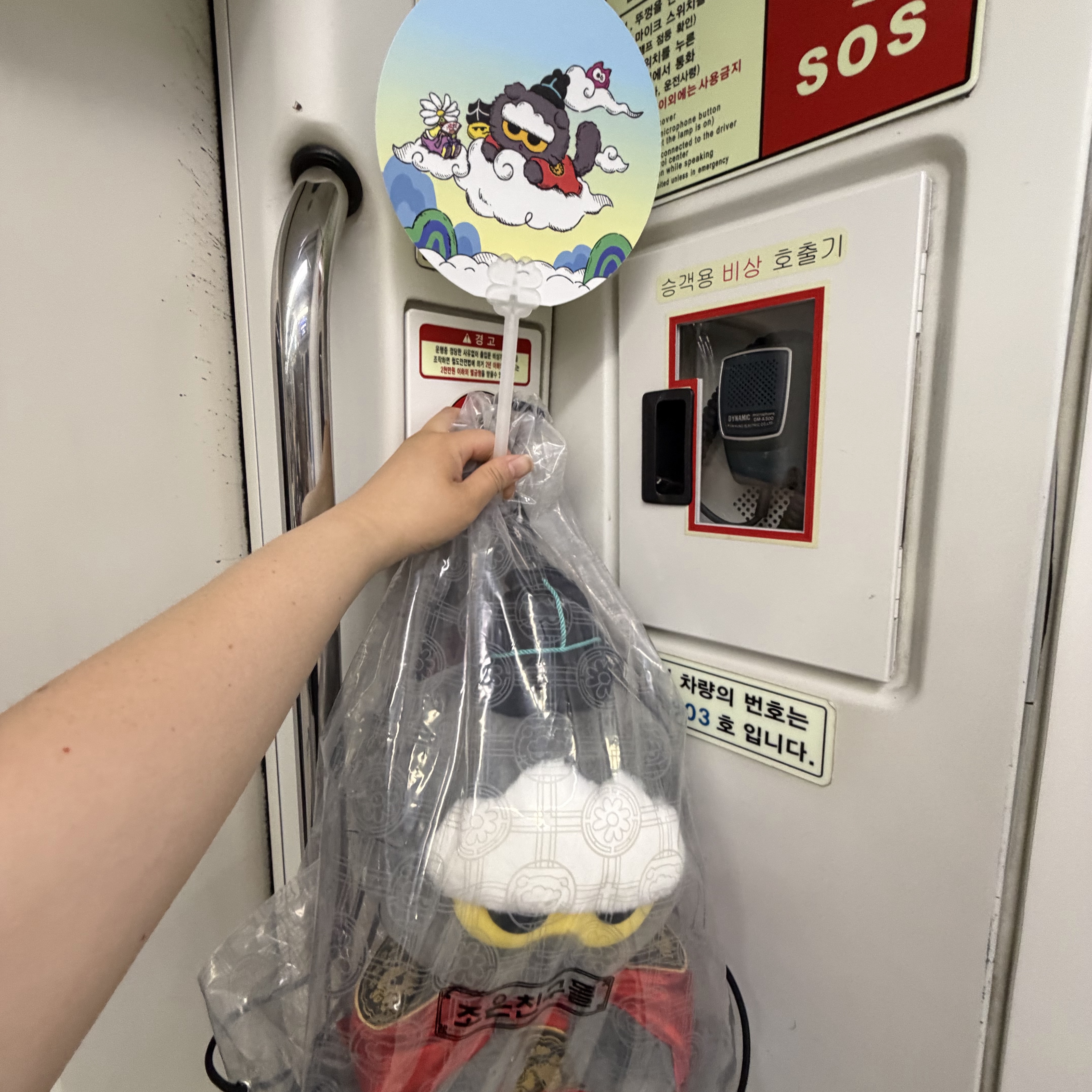 Zo&Friends K-Edition Zoa Medium Plush Toy 착용 스타일