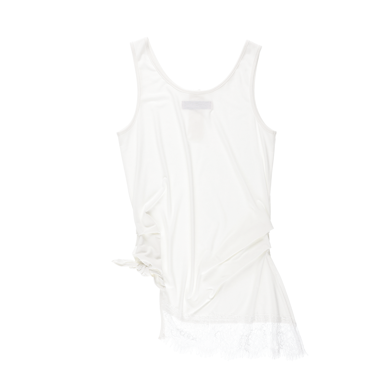 스틸레써디 노티드 버튼 레이스 탱크 아이보리(Still Lethardy Knotted Button Lace Tank Ivory) - 2
