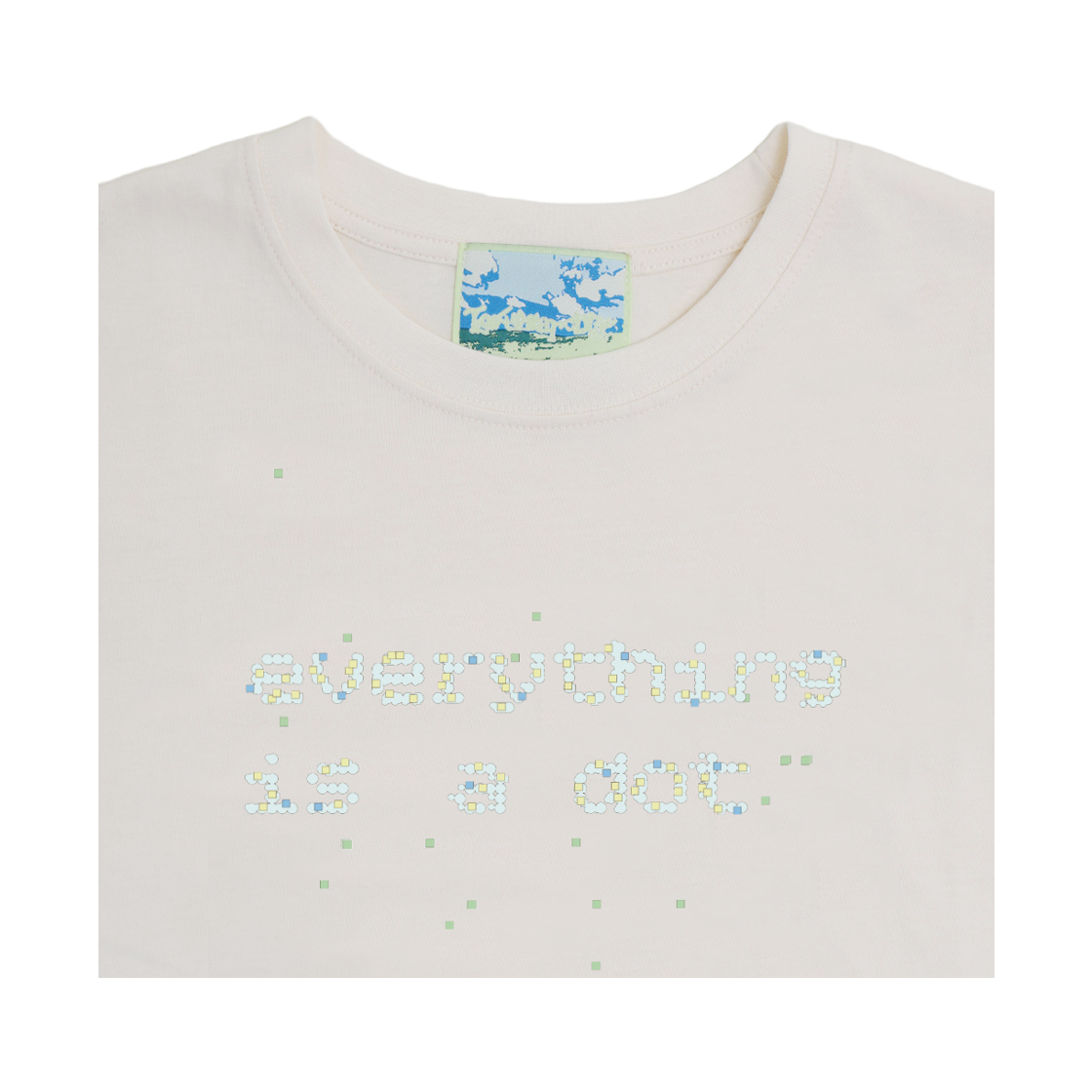 토우토우아카이브 에브리띵 닷 크롭티 에크루(TOWTOW.ARCHIVE Everything Dot Crop Tshirts Ecru) - 2