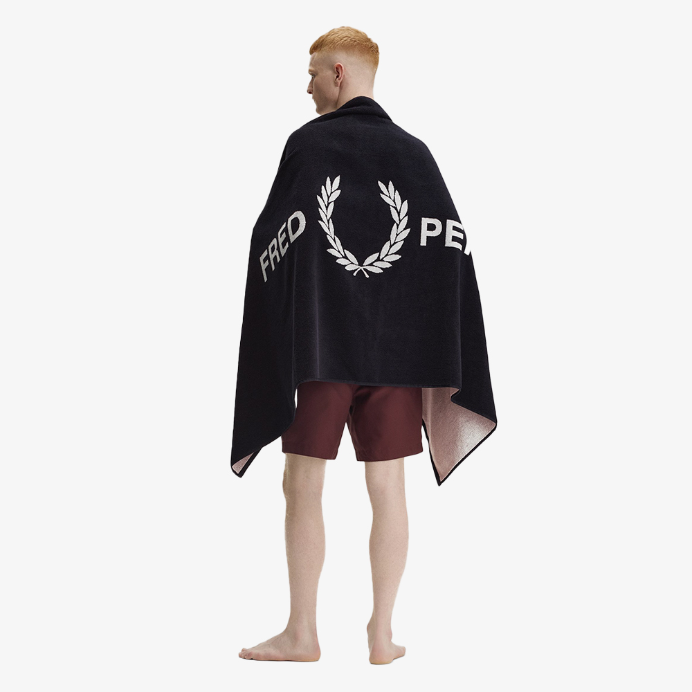 프레드페리 FLP 타월 네이비/스노우화이트(Fred Perry FLP Towel Navy/Snow White) - 2