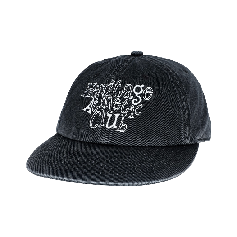BUACAZF848CL UNIVERSE GARMENT Chain Stitch Typo Logo Washing Cap Charcoal