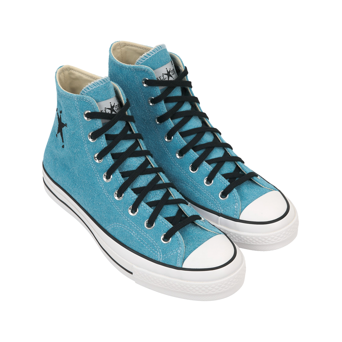 컨버스 x 스투시 척 70 하이 스카이 블루(Converse x Stussy Chuck 70 Hi Sky Blue) - 4