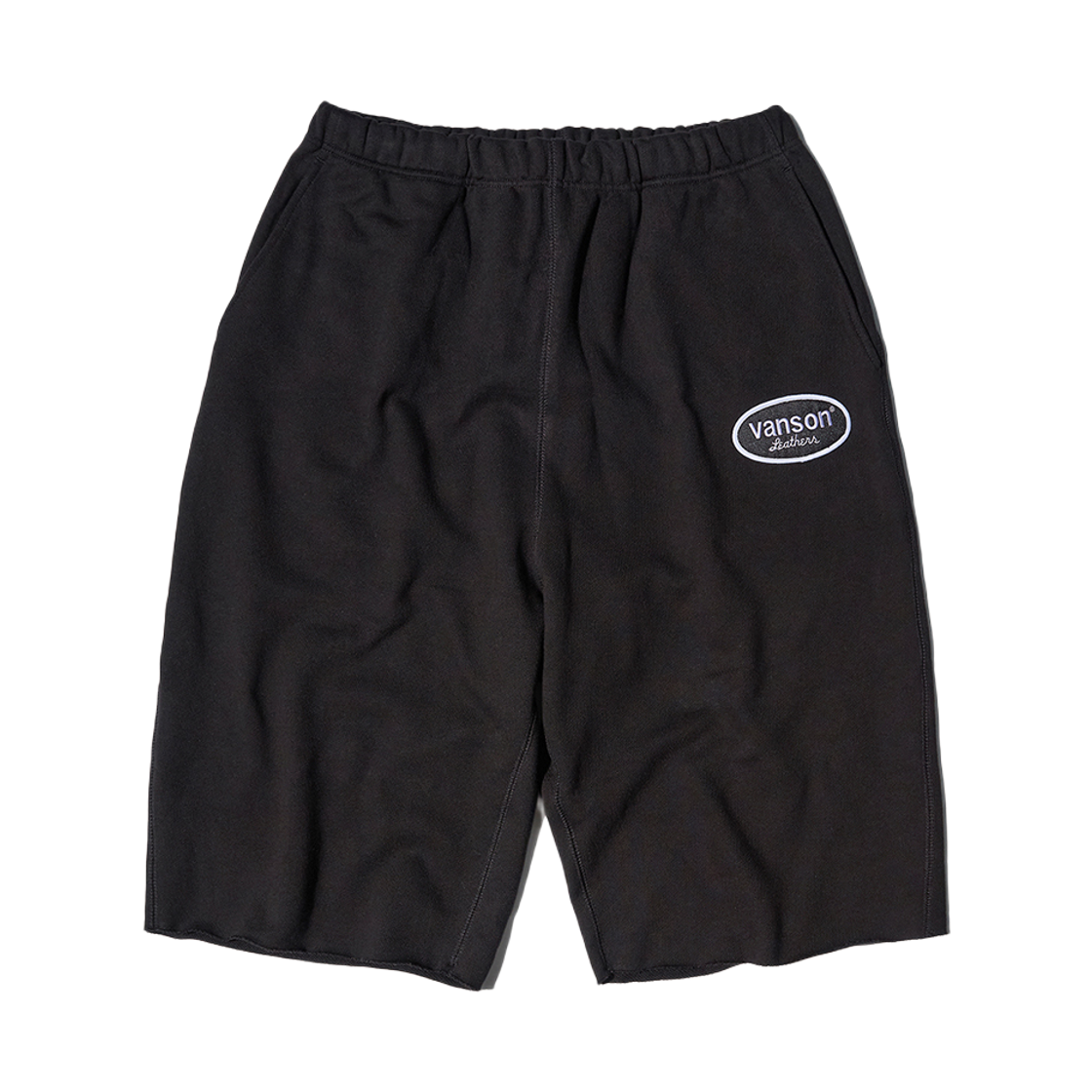 벤슨 레더 오발 로고 쇼츠 팬츠 블랙(Vanson Leathers Oval Logo Short Pants Black)
