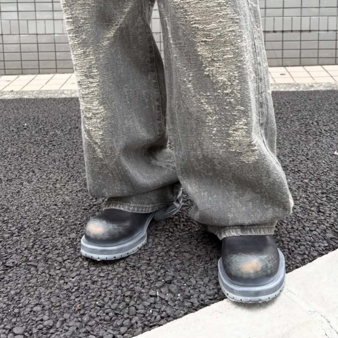 Remagine Hybrid Derby Shoes Starting Bigger Nasty 착용 스타일