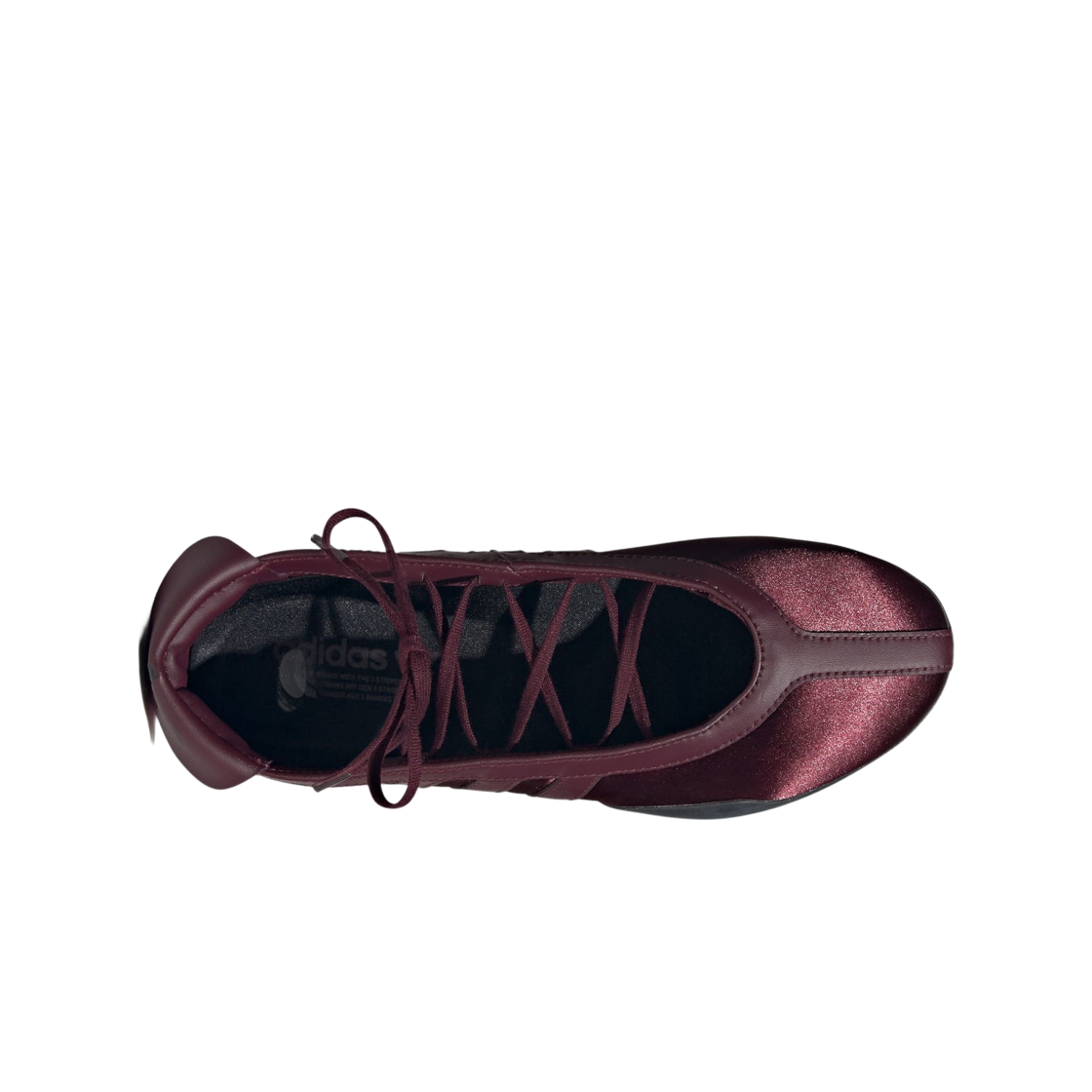 (W) 아디다스 태권도 메이 발레 마룬 코어 블랙((W) Adidas Taekwondo Mei Ballet Maroon Core Black) - 2