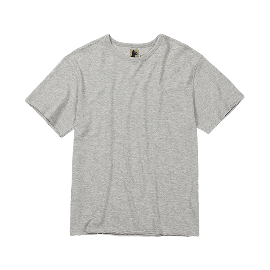 사일런트실러블 헤더 하프 티셔츠 멜란지 그레이(SILENTSYLLABLE Heather Half T-shirts Melange Gray)