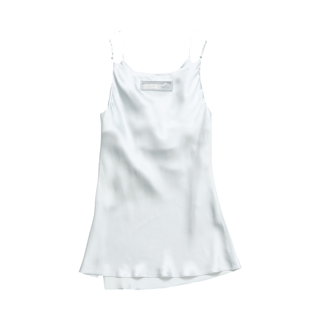 (W) 아크네 스튜디오 샤이니 사틴 탱크탑 아이스 블루((W) Acne Studios Shiny Satin Tank Top Ice Blue) - 2