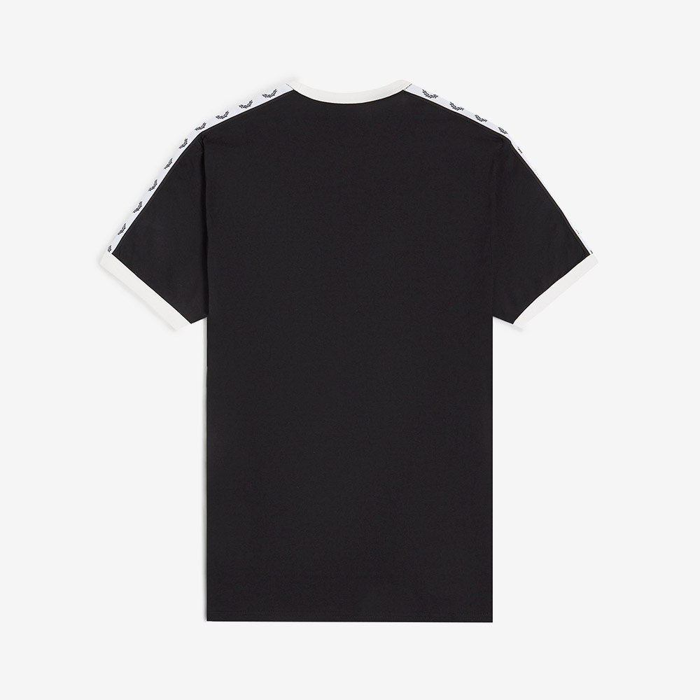 프레드페리 테잎 링어 티셔츠 블랙(Fred Perry Taped Ringer T-Shirt Black) - 6