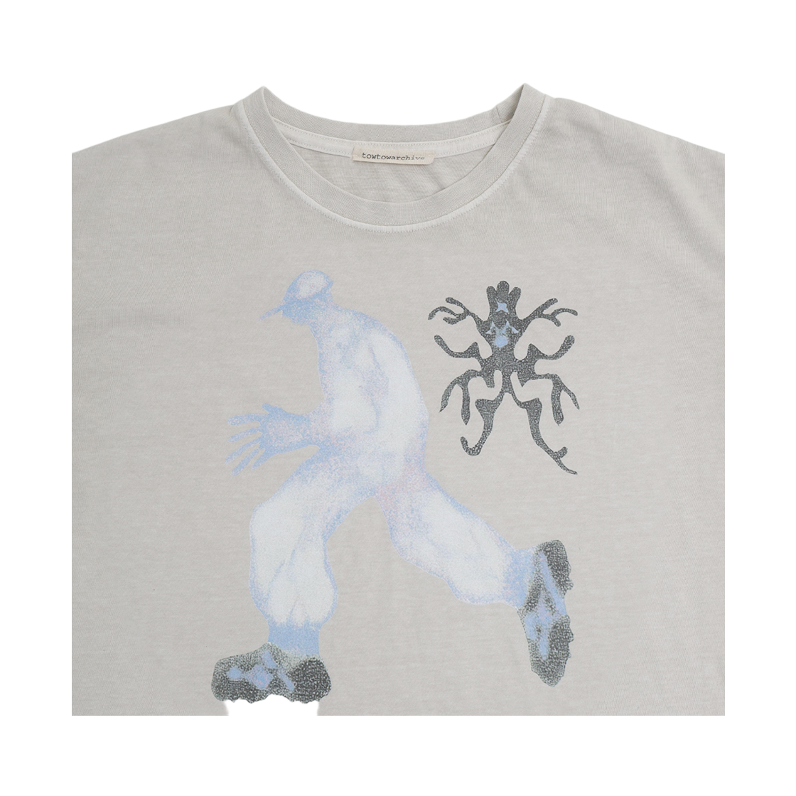토우토우아카이브 크롱 랑 티셔츠 에크루(TOWTOW.ARCHIVE Khrong Rang Tshirts Ecru) - 2