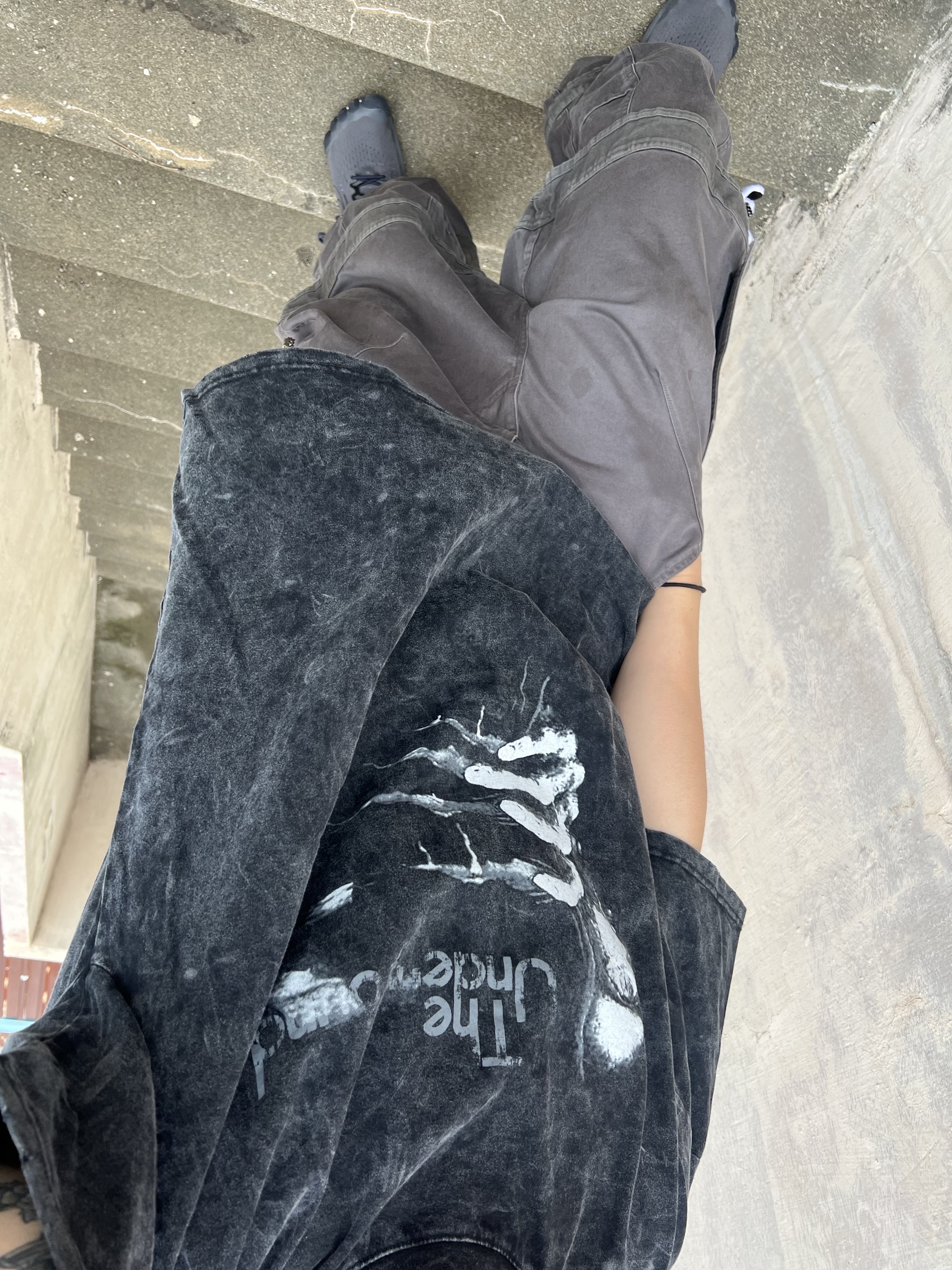 Farfromwhat Far Layered Work Pants Charcoal, Honda Motorcyle Gloves White 착용 스타일 - 7