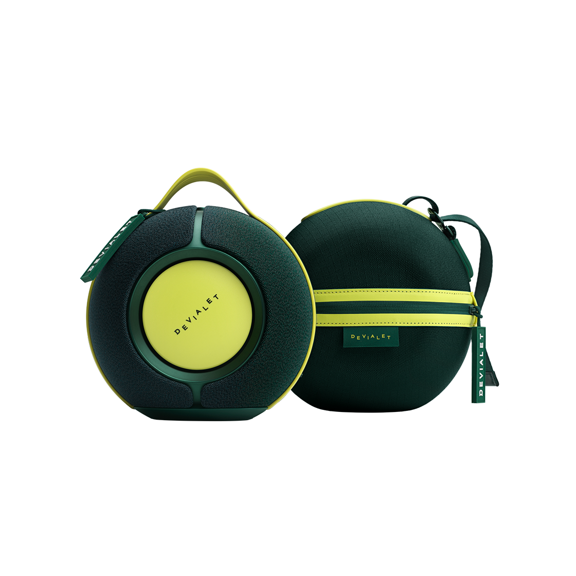 드비알레 마니아 모스 그린 하이파이 포터블 스마트 스피커(Devialet MANIA Moss Green PORTABLE SPEAKER)