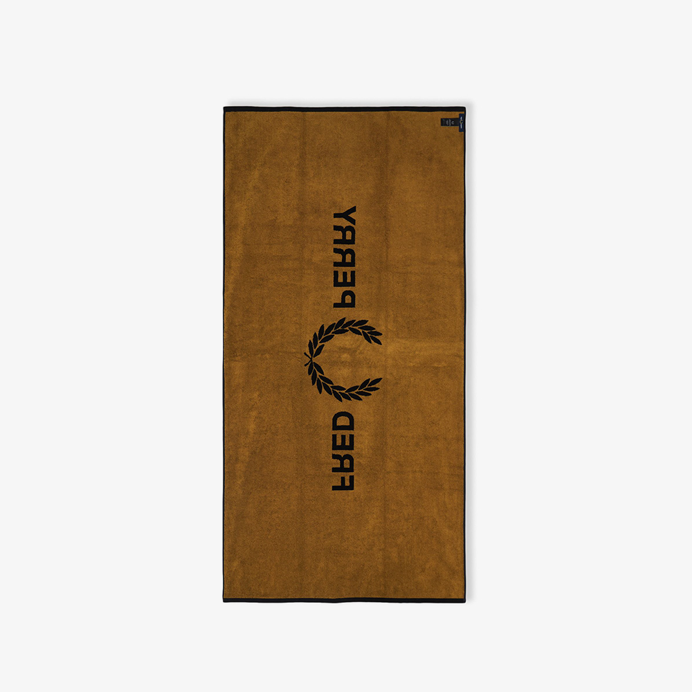 프레드페리 FLP 타월 블랙/다크카라멜(Fred Perry FLP Towel Black/ Dark Caramel) - 5